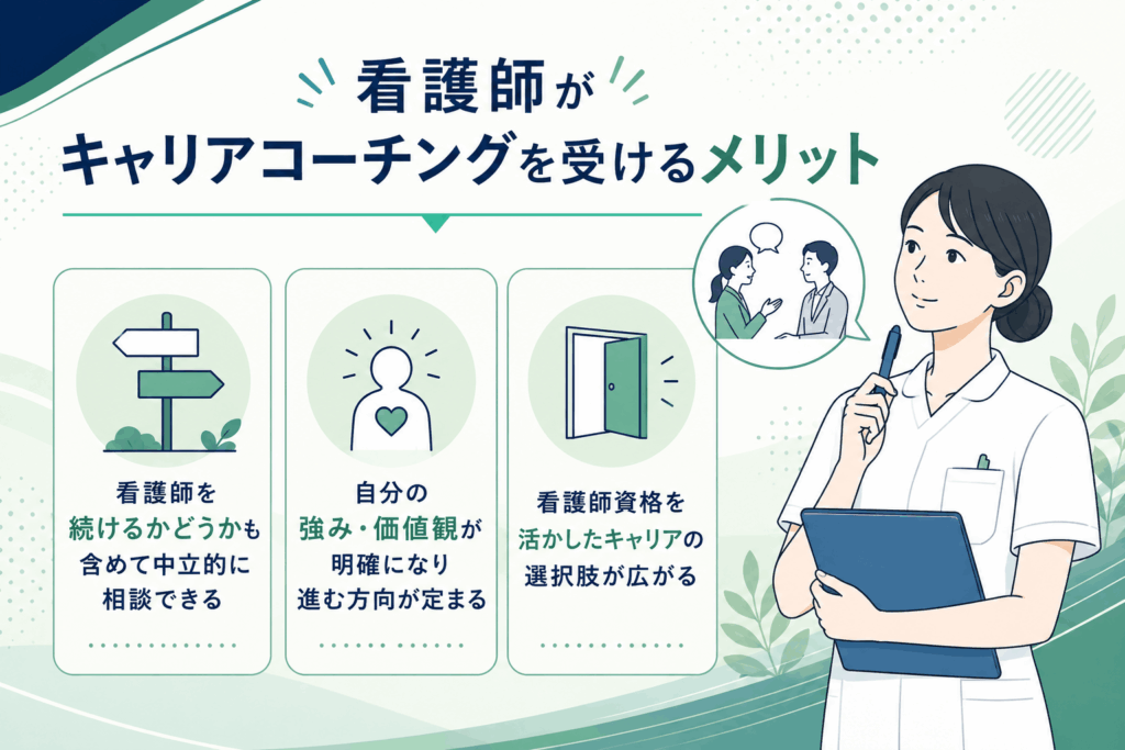 看護師がキャリアコーチングを受けるメリット